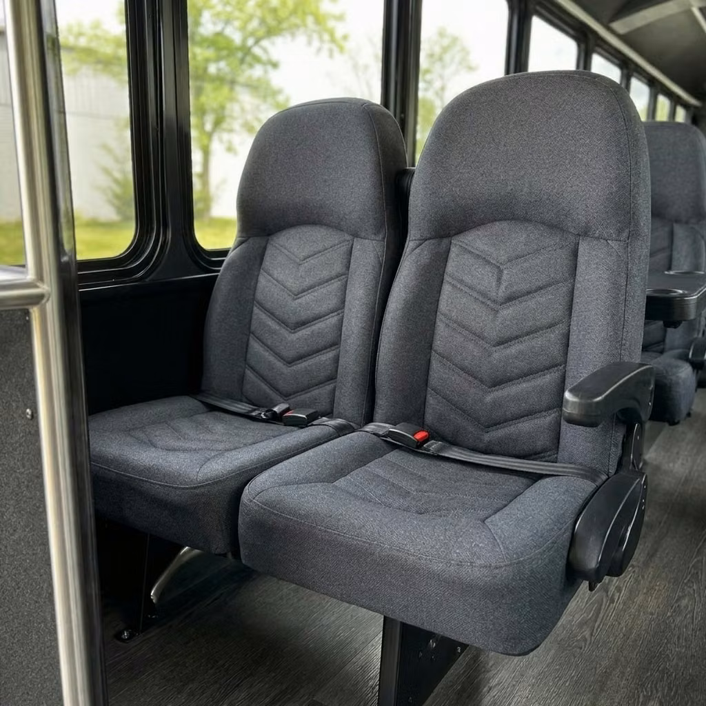 la porte 25 passenger minibus high back seats