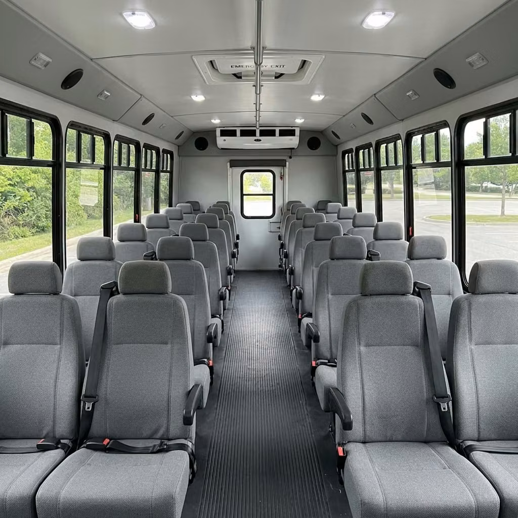 la porte 30 passenger minibus seating