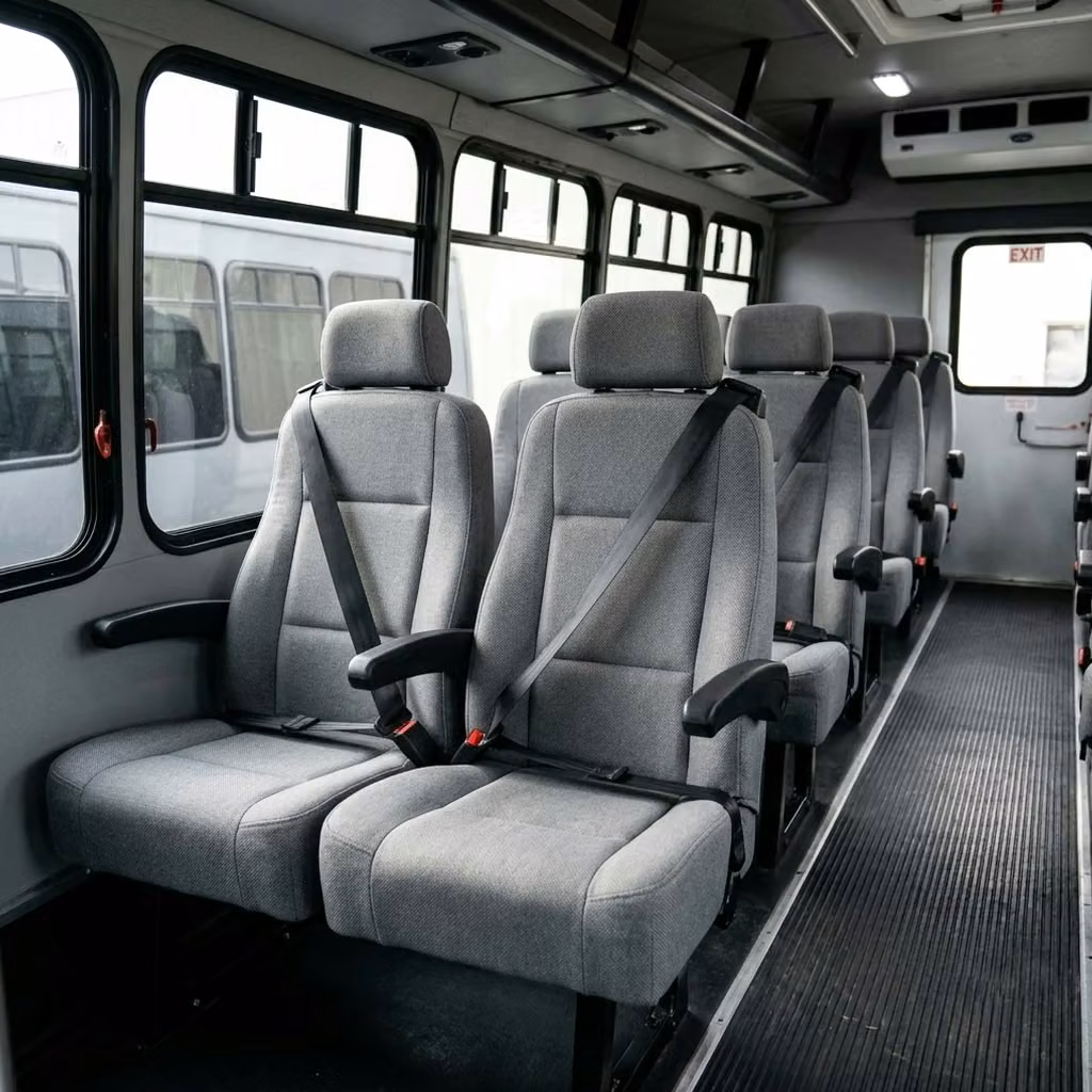 la porte 35 passenger minibus reclining seats