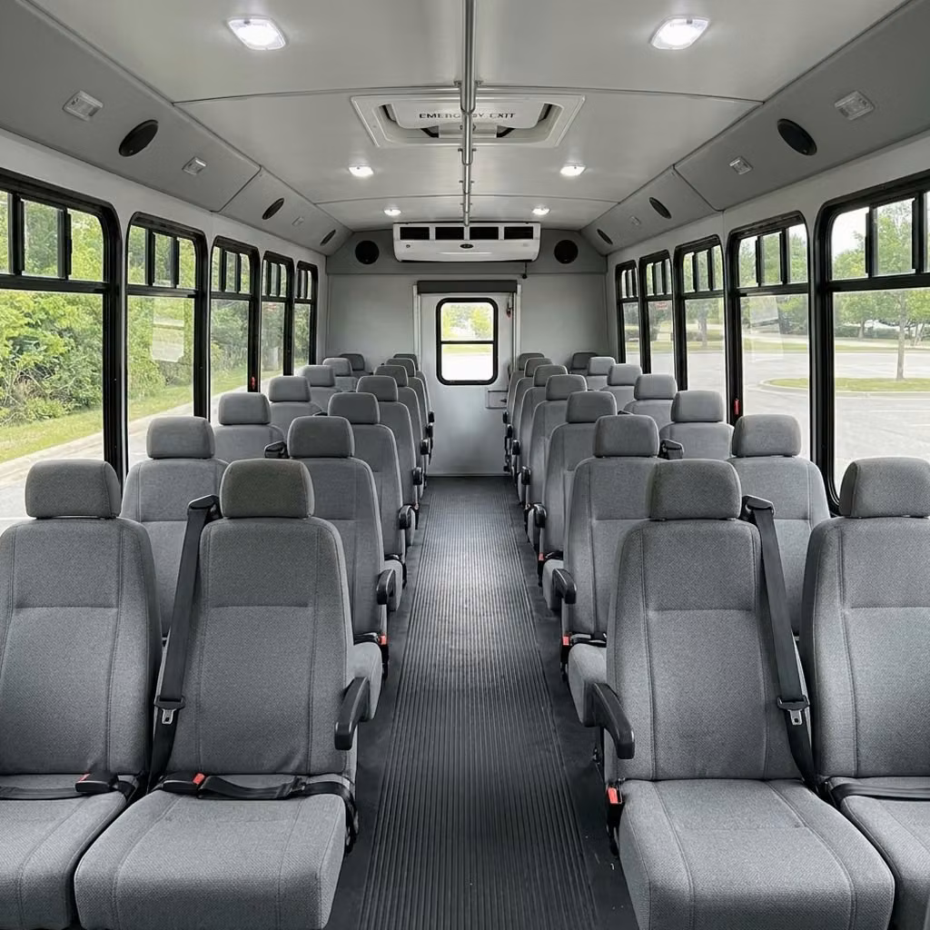 la porte 35 passenger minibus seating