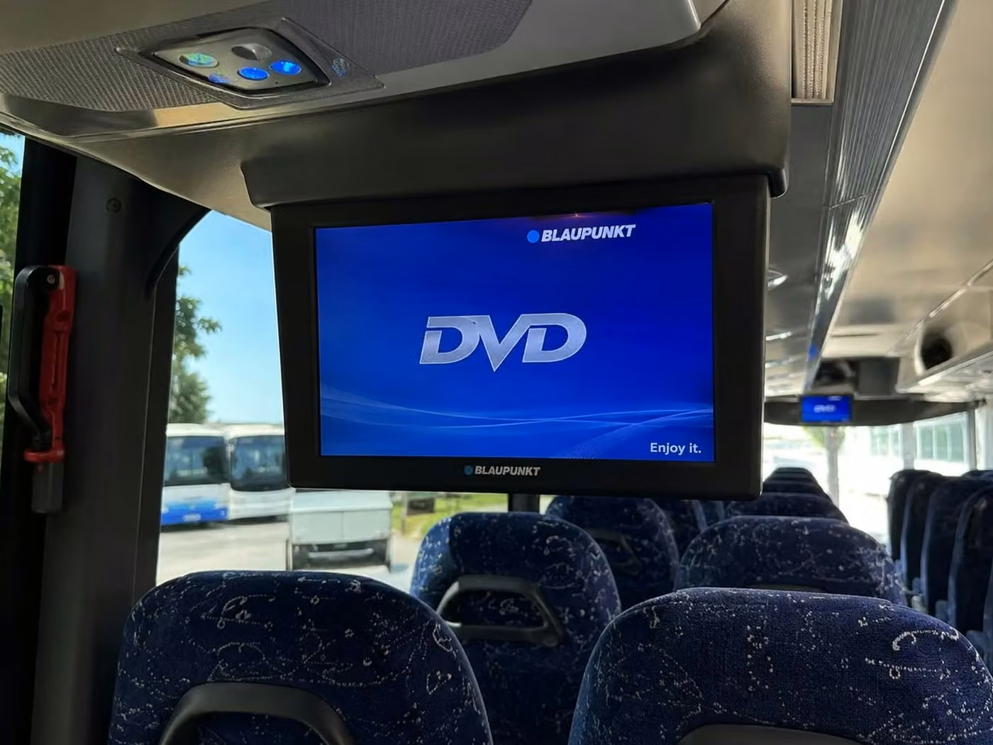 la porte 56 passenger charter bus tvs