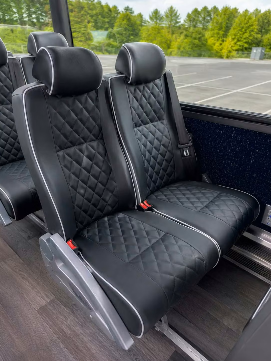 la porte charter bus reclining seats