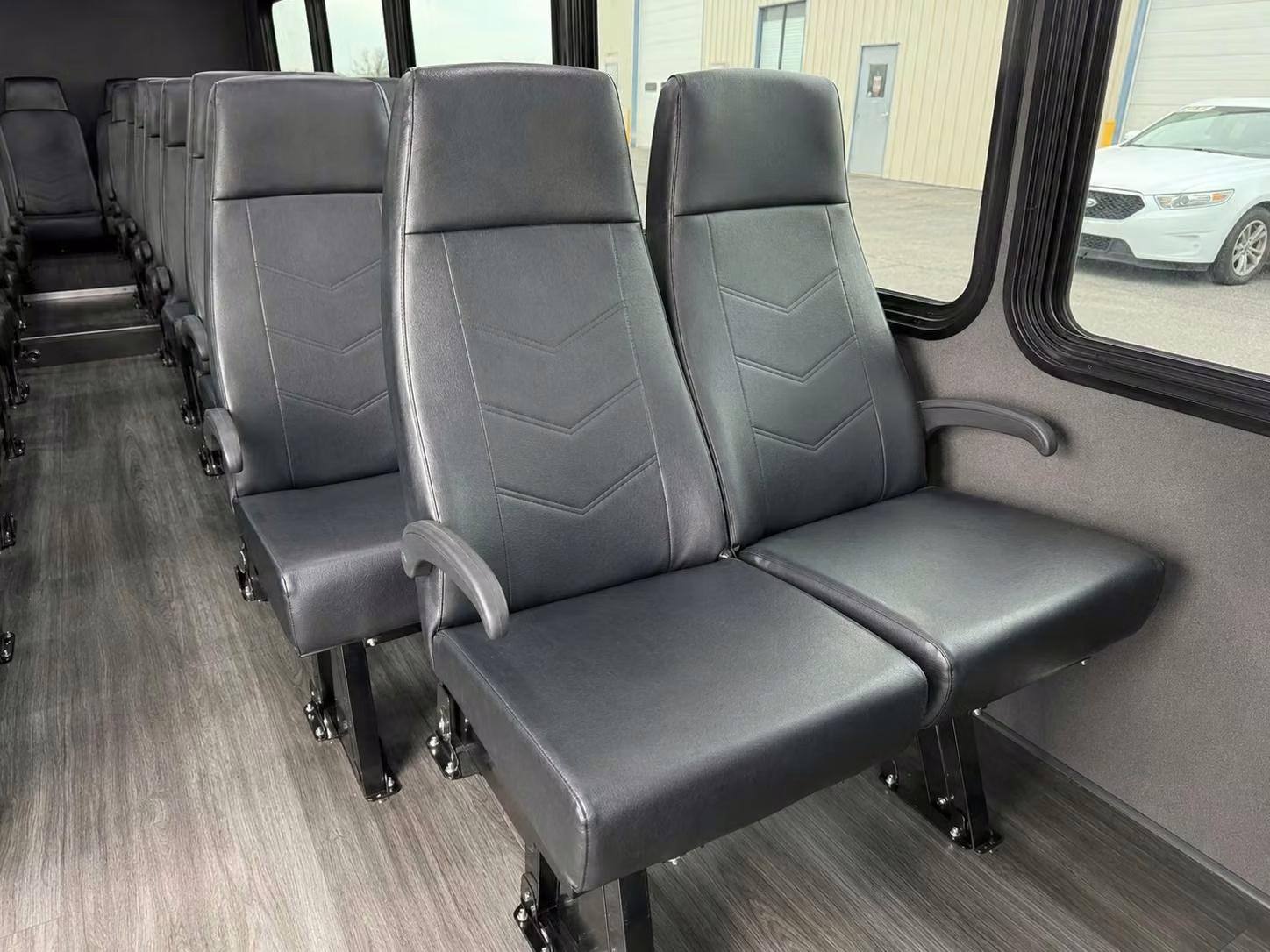 15 passenger minibus inside