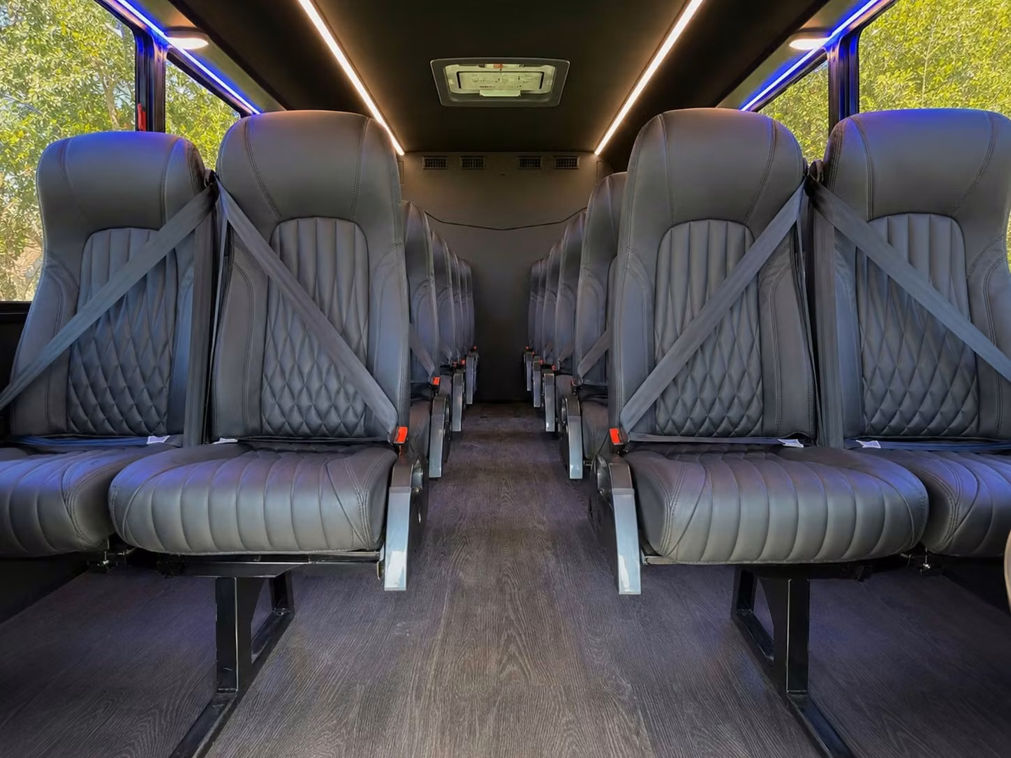 20 passenger minibus interior