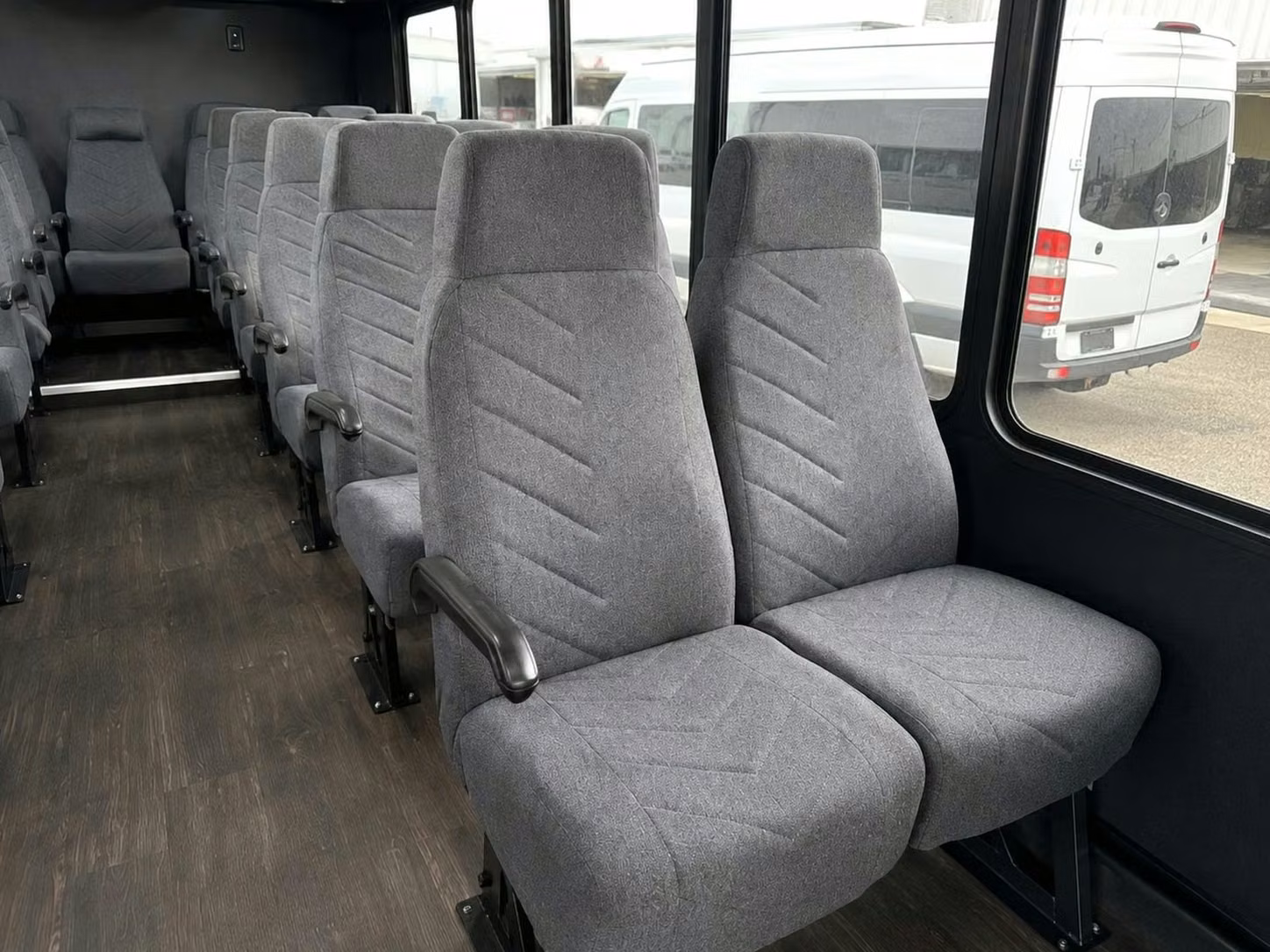 18 passenger minibus inside