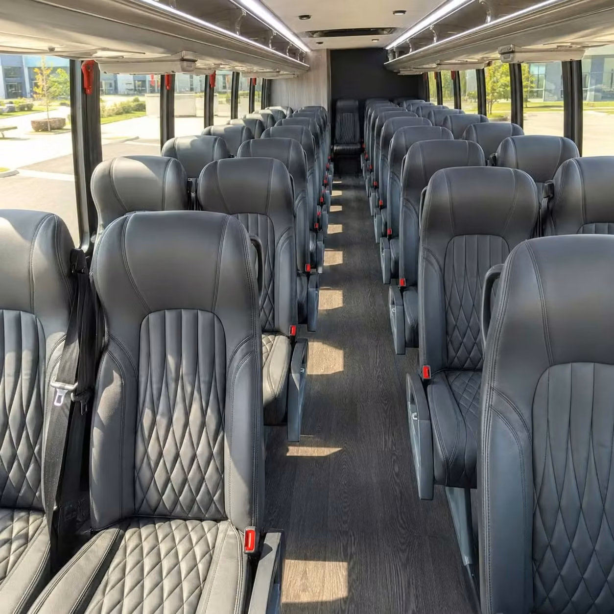 35 passenger minibus interior